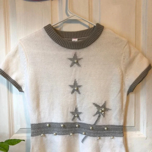 Soft Cozy Stretchy Girl Angel Wings Sweater Dress Size 11-13 - Picture 2 of 8